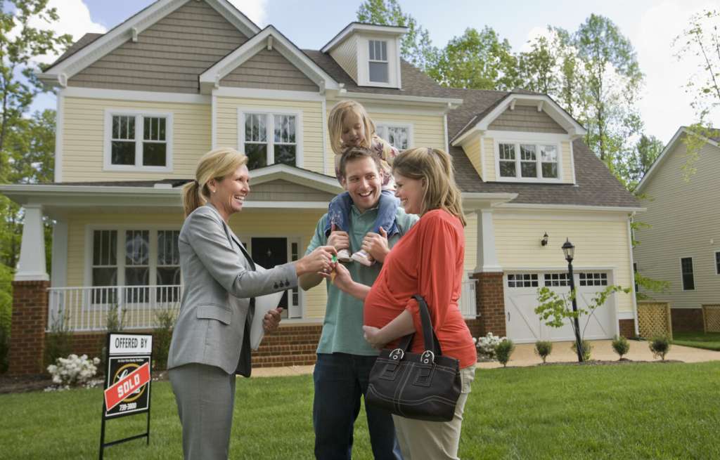 Family Buying a New Construction Home