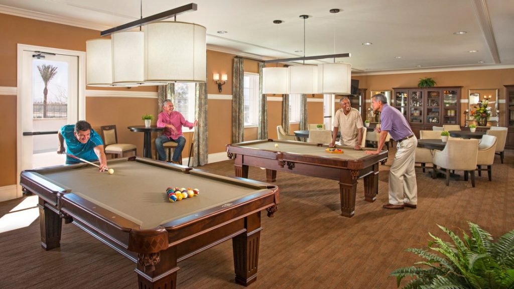 55 Plus community billiards